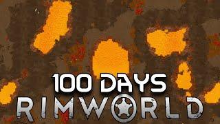 I Spent 100 Days in a Volcanic Apocalypse in Rimworld... Here's What Happened