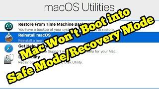 Mac Won't Boot into Safe Mode/Recovery Mode - Fixed