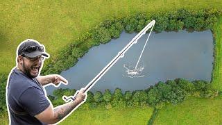 CARP Fishing with a DRONE - Find them ANYWHERE! 