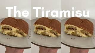 a celebratory tiramisu