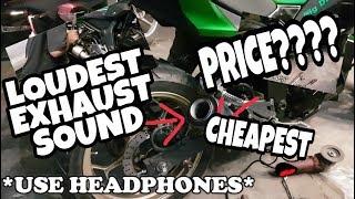 CHANGING EXHAUST OF KAWASAKI Z250 (RARE BIKE) SEXIEST EXHAUST SOUND!!!