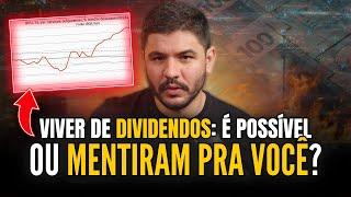 É possível viver apenas de dividendos? Como se organizar