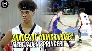 Like Young D Rose? Jaden Springer about to Take Off!