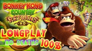 Donkey Kong Country Returns HD - 100% Longplay [4K]