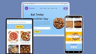 Responsive Flutter App | Food Ordering App Flutter |  Flutter Web