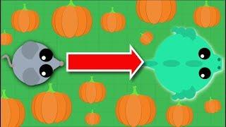 Mope.io // MOUSE TO DRAGON WITH PUMPKINS ONLY // Best way to get fast XP // Chill edits
