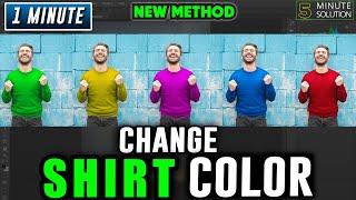 How to change shirt color in photoshop 2024