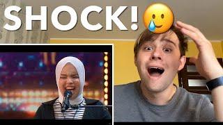 Putri Ariani Loneliness reaction receives the GOLDEN BUZZER from Simon Cowell AGT 2023 REACTIOn