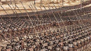 Uruk-Hai of Isengard VS Wood Elves of Thranduil | 20,000 Unit Lord of the Rings Cinematic Battle