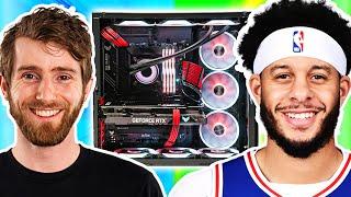 My Biggest Collab EVER - PC Building with NBA Star Seth Curry!!