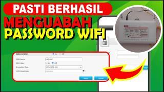 Cara Mengganti Password WIFI Indihome | Ganti Password WIFI Dari HP