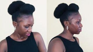 How to create a Simple Elegant hairstyle on Natural Hair