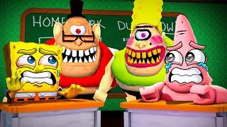 SpongeBob & Patrick Escape MR. STINKY'S DETENTION Obby!