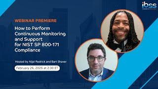 How to Perform Continuous Monitoring for NIST SP 800-171 Compliance