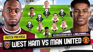 NEED To Punish STRUGGLING Hammers! Wan-Bissaka vs Rashford! West Ham vs Man United Tactical Preview