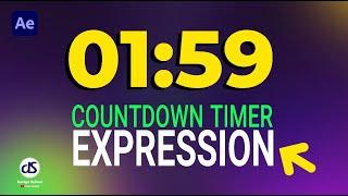 After Effects tutorial for advanced : Essential Countdown Timer Expression