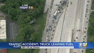 Big rig crash snarls traffic for miles in Dallas