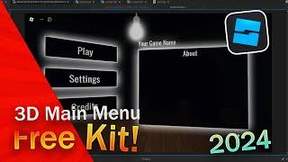 [ FREE ] Menu Screen GUI // Roblox Studio