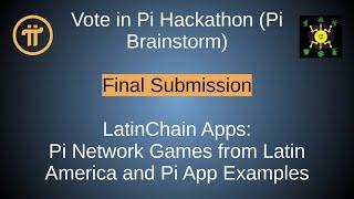 Pi Hackathon (Final submission): LatinChain Platform (Games from Latin America for Pi) #odoo