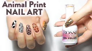 Easy Animal Print Nail Art using Gel Polish | Step-by-Step Tutorial