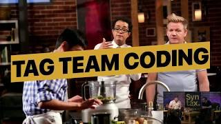 Tag Team React Coding - Scott Tolinski and Wes Bos Live Syntax