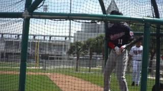 Nick Gordon batting practice 3/14/2015