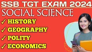 SOCIAL SCIENCE PRACTICE MCQ FOR SSB TGT EXAM 2024// SR STUDY POINT// SSB TGT ARTS MCQ