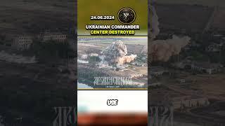 RUSSIAN FAB 1500 destroyed UKRAINIAN COMMAND CENTER #shorts #viral #ukraine #trending