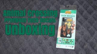 Animal Crossing Premium Tech Decals Unboxing