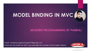 Model Binding in MVC - Part 13