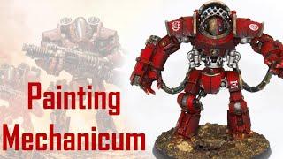 How to Paint Mechanicum in Red for Warhammer: The Horus Heresy