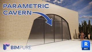  Parametric Cavern-Shaped Revit Door Family