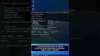 How to Configure IP Address using cmd in Windows OS | Ethica