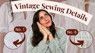 6 Vintage Details I Love + How to Sew Them!