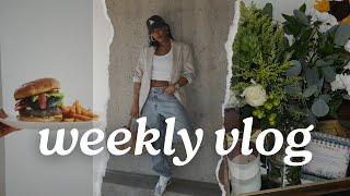 weekly vlog | burger night, church with mom, new pr, running errands