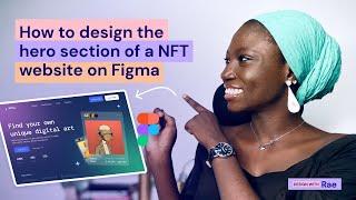 How to design the hero section of an NFT website on Figma