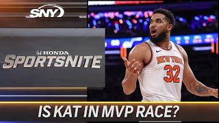 Is Knicks' Karl-Anthony Towns in the MVP race? | SportsNite | SNY