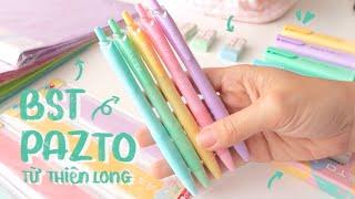 Review PAZTO COLLECTION từ Thiên Long – Văn Phòng Phẩm Toàn Màu Pastel! / Happy Hidari