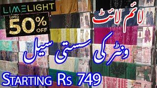 Limelight upto 50% OFF Sale / Limelight Sale On New Winter Collection / Khaddar, Linen & Velvet