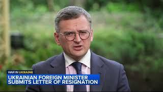 Ukraine's foreign minister tenders resignation ahead of expected cabinet reshuffle