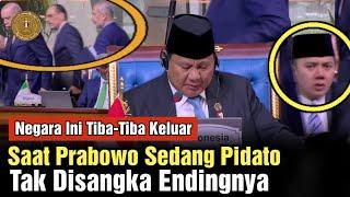 Awalnya Sedih, Negara Lain Keluar Saat Prabowo Pidato di Mesir, Tak Disangka Endingnya!