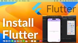 How to Install Flutter on Mac | Android Studio | Xcode Simulator ( M1/ M2/ M3)