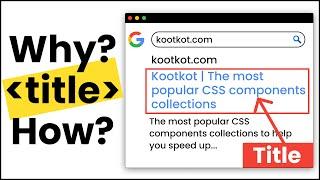 HTML Title Tag Example | Step-by-Step Instructions and Real-World Example!