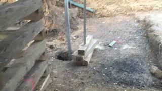 House lifting/restumping at Grays rd West End, video 6