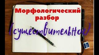 Морфологический разбор имени существительного. #существительное  #части_речи  #егэ_по_русскому