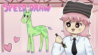 ROBLOX Speed Draw BUT WRONG COLOR Challenge!