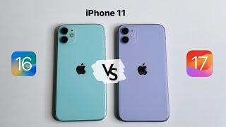 iPhone 11 Speed Test Comparison - iOS 16 vs iOS 17