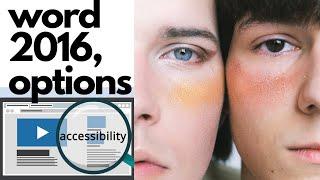  Word Accessibility Options | Make your Word documents accessible to people with disabilities