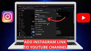 How to Add an Instagram Link to your YouTube Channel