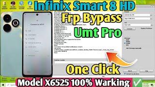 Infinix smart 8 Hd X6525 frp google account bypass umt pro